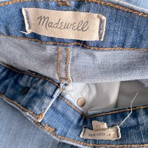 Madewell Highrise Skinny 8” Size 25